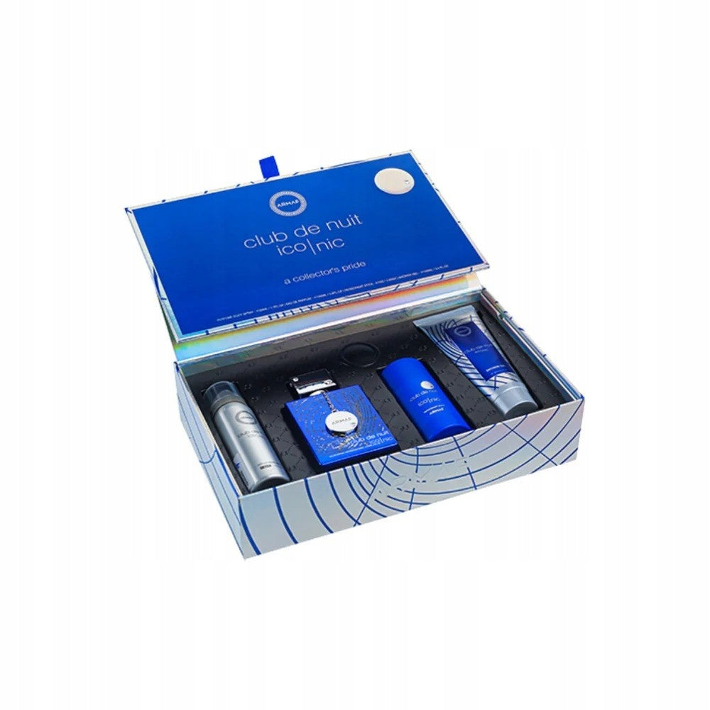 Armaf Club De Nuit Blue Iconic Set for Men: Eau de Parfum EDP 5