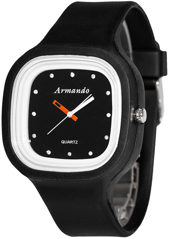 Armando hand watch black strap