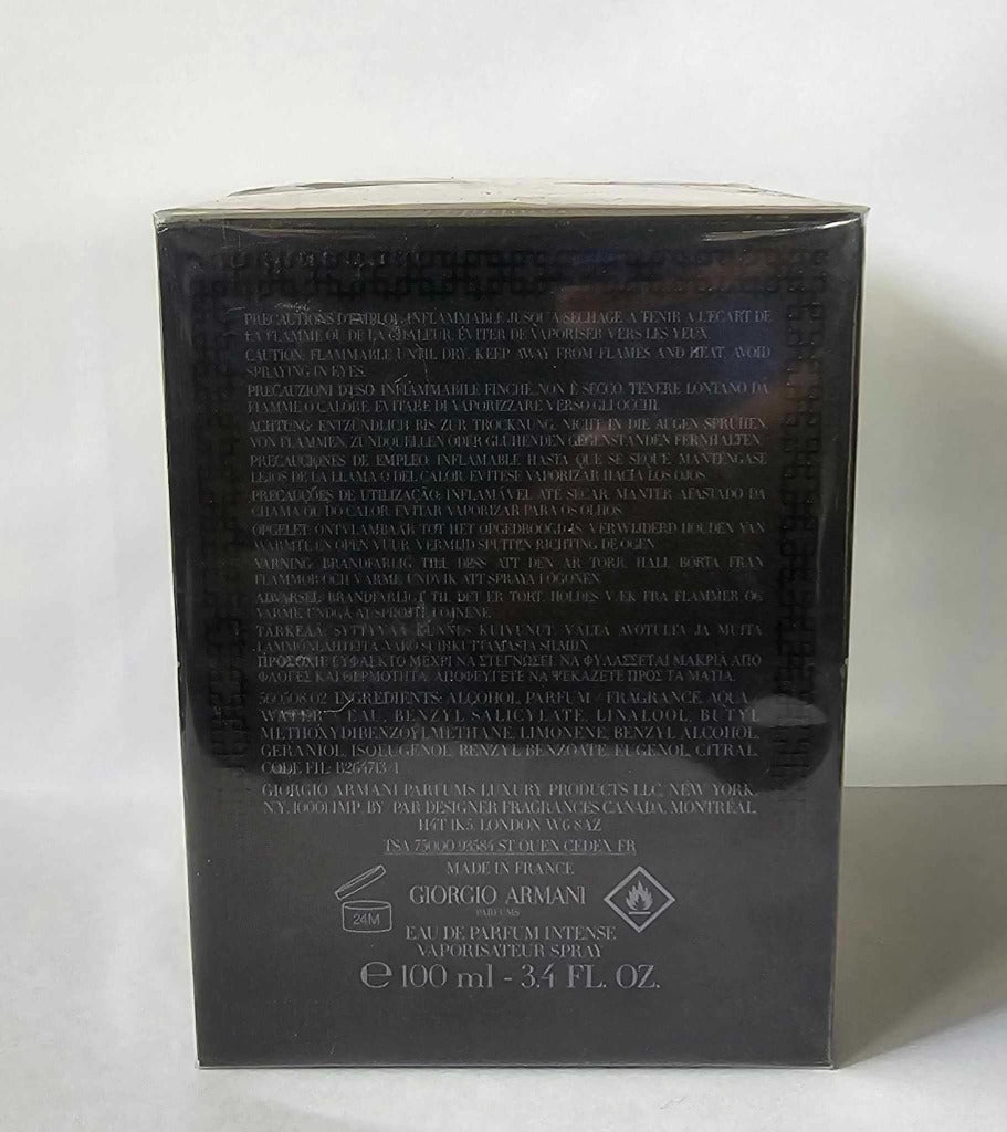 Armani ( Giorgio Armani ) Prive Sable Nuit Intense EDP U 100 ml Packaging volume 100 ml