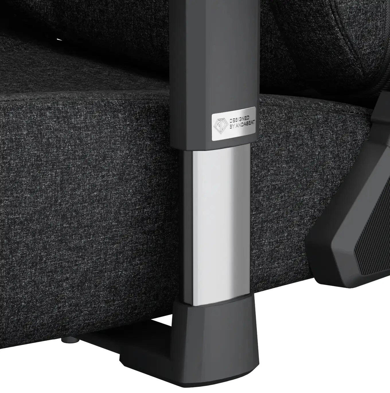 Armchair ANDA SEAT Kaiser 3 L Black Fabric Additional functions swing option headrest cushion folding option armrest adjustment lumbar cushion