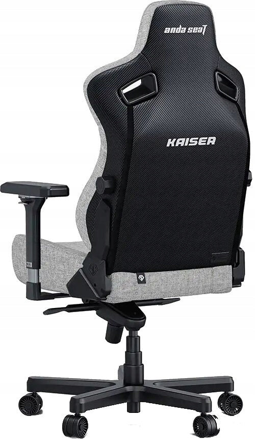 Armchair ANDA SEAT Kaiser 3 L Grey Fabric height 150 - 190 cm Additional functions swing option headrest cushion folding option armrest adjustment lumbar cushion