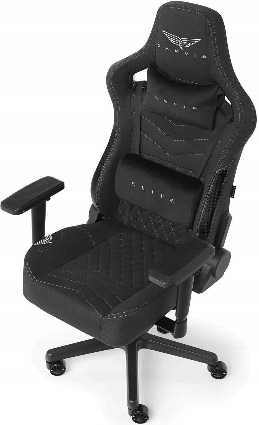 Armchair GAMVIS Elite 2.0 Pro XL Black (white elements) Brand Gamvis