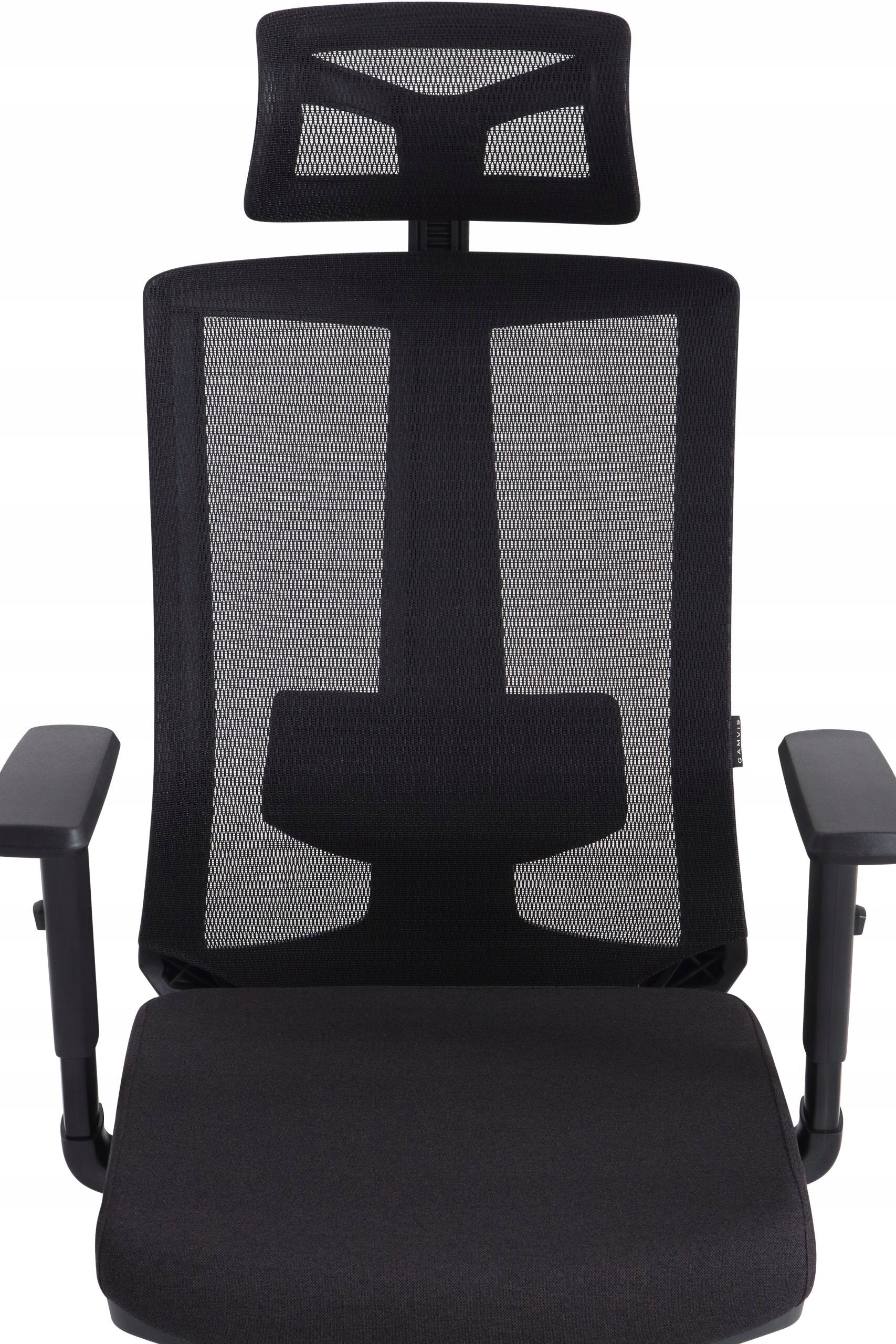 Armchair GAMVIS ErgoWork Black Furniture depth 52 cm