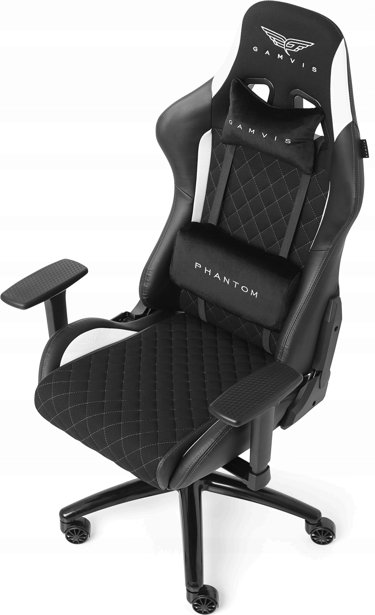 Armchair GAMVIS Phantom Large Black (white elements) Model Phantom