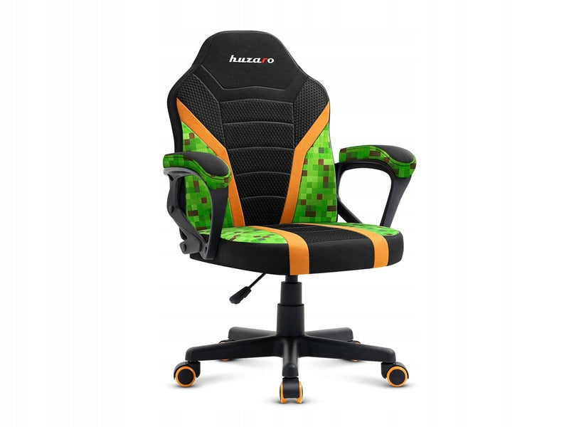 Armchair HUZARO Ranger 1.0 Pixel Mesh Black-green