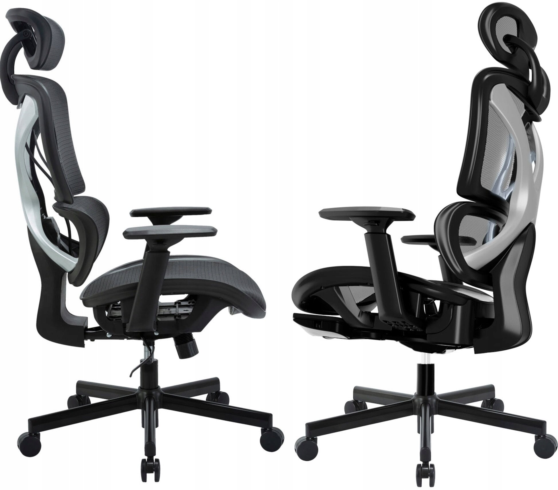 Armchair MOZOS Ergo-R Black Kind rotary ergonomic stationary