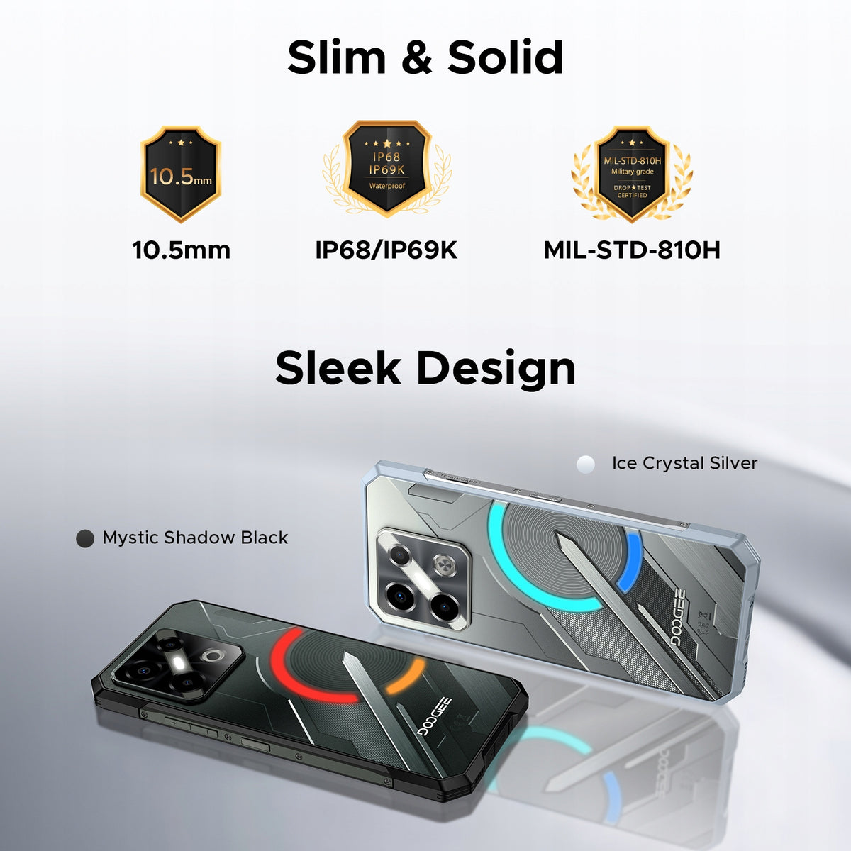 Armored Smartphone 5G Android DOOGEE BladeGTPLAY 20+256GB 120Hz/LED/NFC/50MP Brand DOOGEE