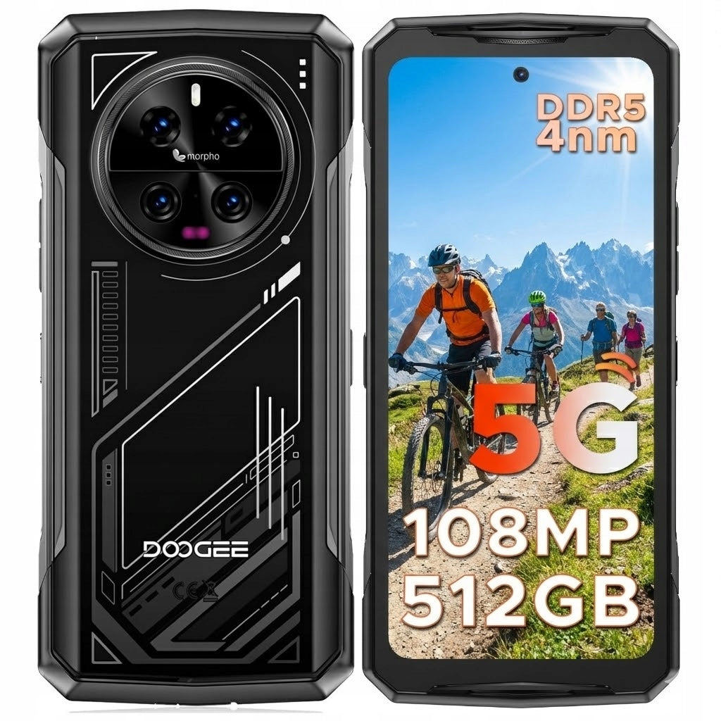 Armored Smartphone Android DOOGEE V40 32+512GB 120Hz 6,8" 8680mAh 108MP NFC