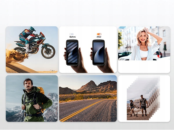 Armored Smartphone DOOGEE Fire3Ultra 8350mAh24+256GB IP69K/NFC/Military/SIM Brand DOOGEE