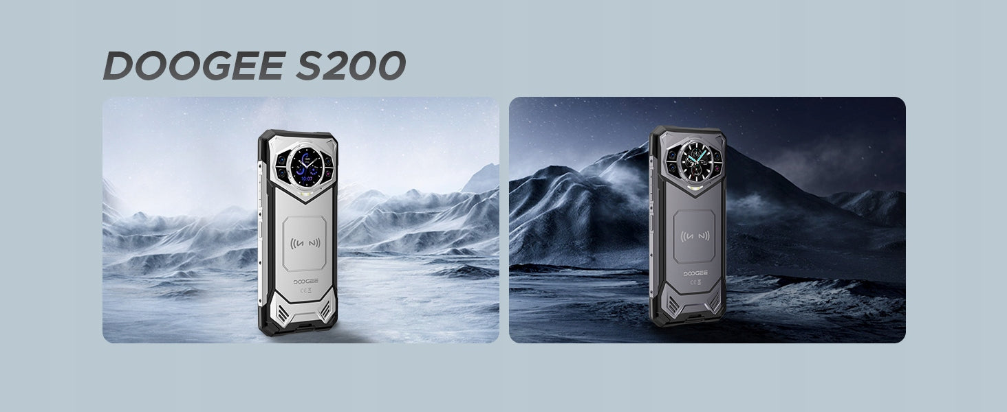 Armored Smartphone DOOGEE S200 Android 10100mAh 32+256GB 6.72” 33w/WIFI6/NFC Manufacturer code S200-GRAY