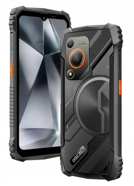 Armored smartphone OSCAL Marine 1 6.56" 90Hz 4/128GB 5100mAh black