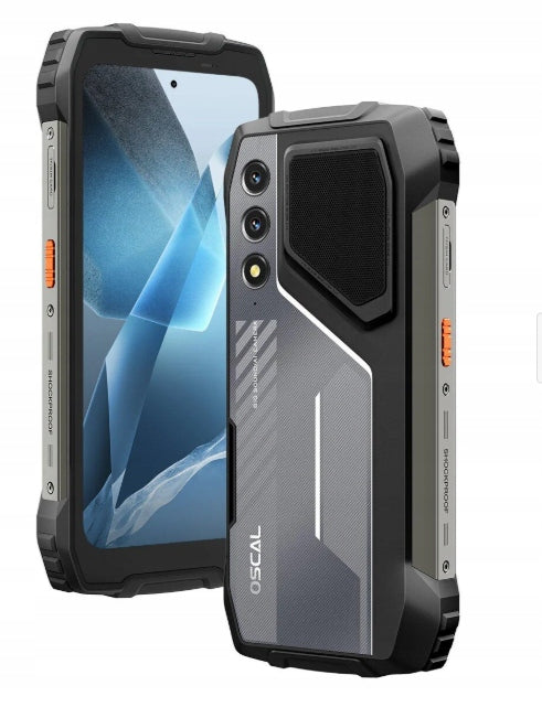 Armored smartphone OSCAL Remote control 1 6.67" 90Hz 6/256GB 15000mAh black