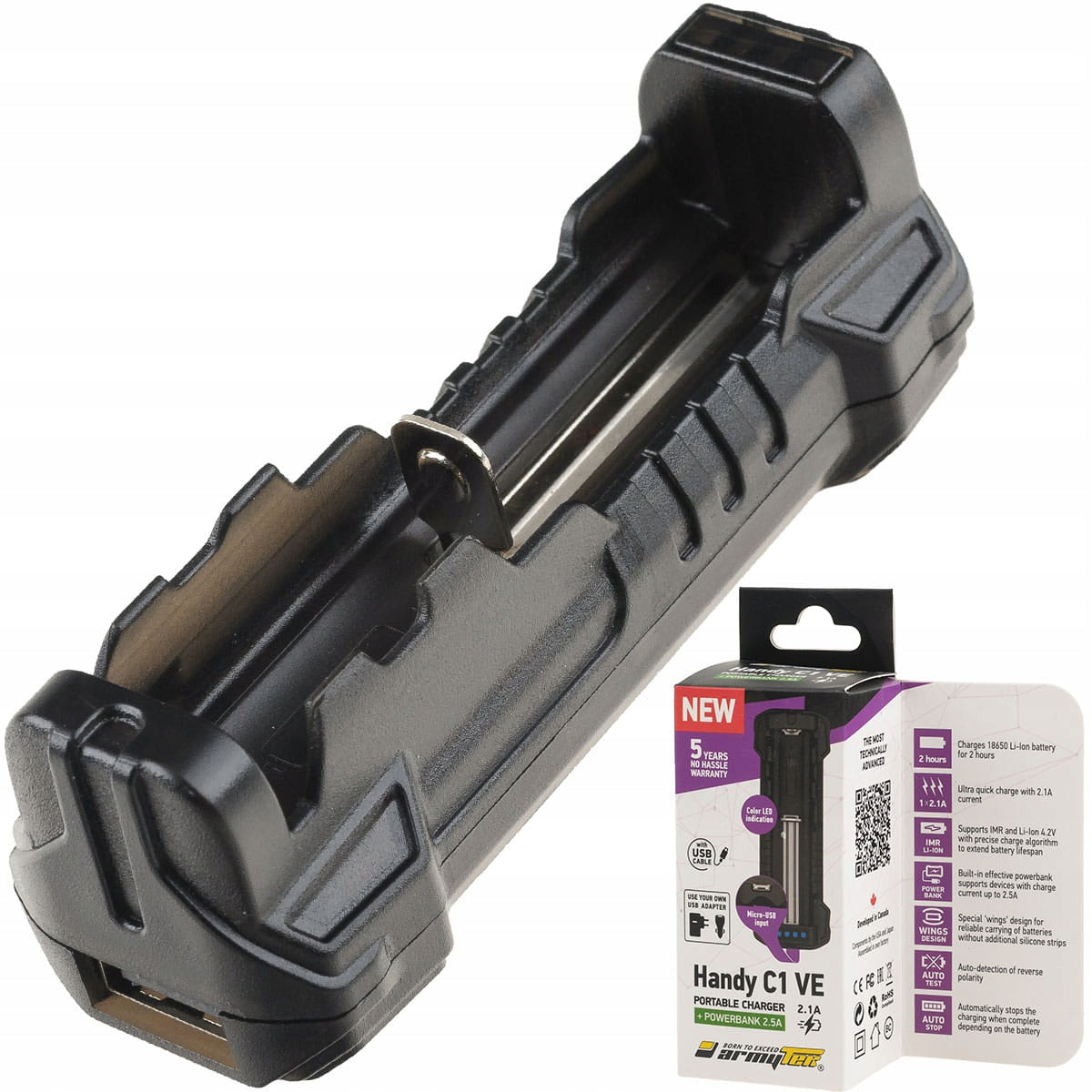 Armytek Handy C1 VE Akkuladegerät 