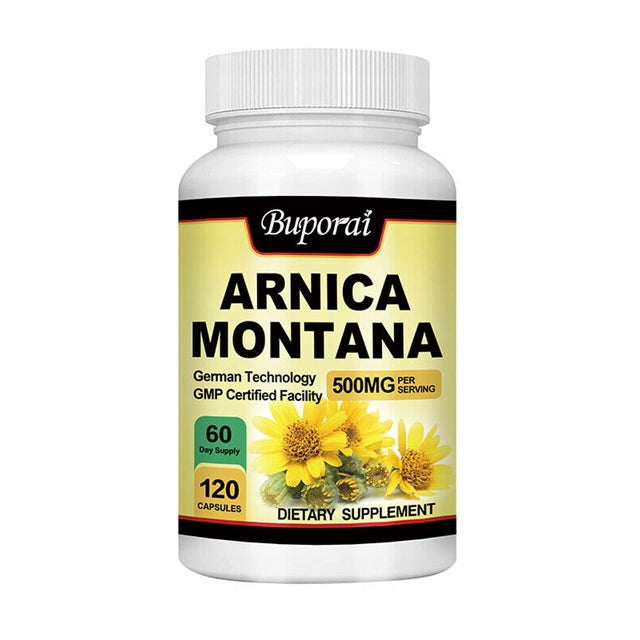 Arnica Montana 500mg -Reliever for swelling and bruising, anti-inflammatory support...