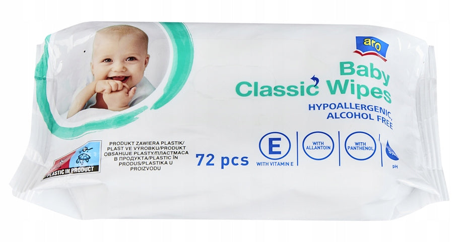 Aro Wet Wipes for Children Classic 72 Pieces