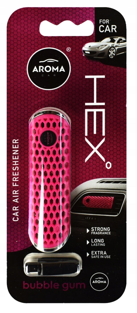 Aroma Car Hex Bubble Gum