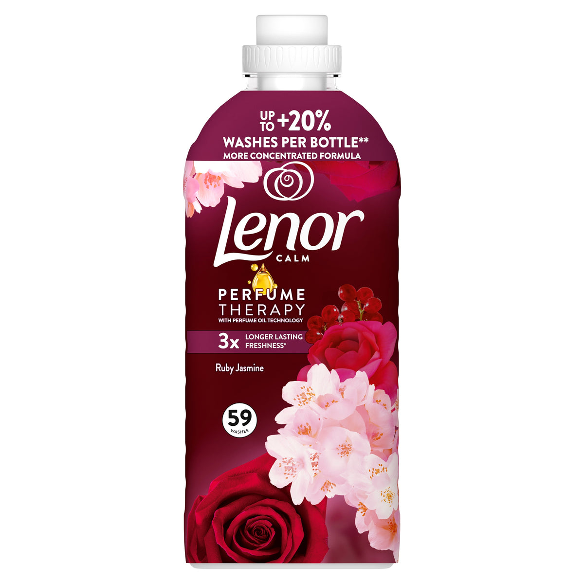 Aromatic Fabric Rinsing Liquid RUBY JASMINE 59 Washes 1,25 L Comfortable Packaging status original