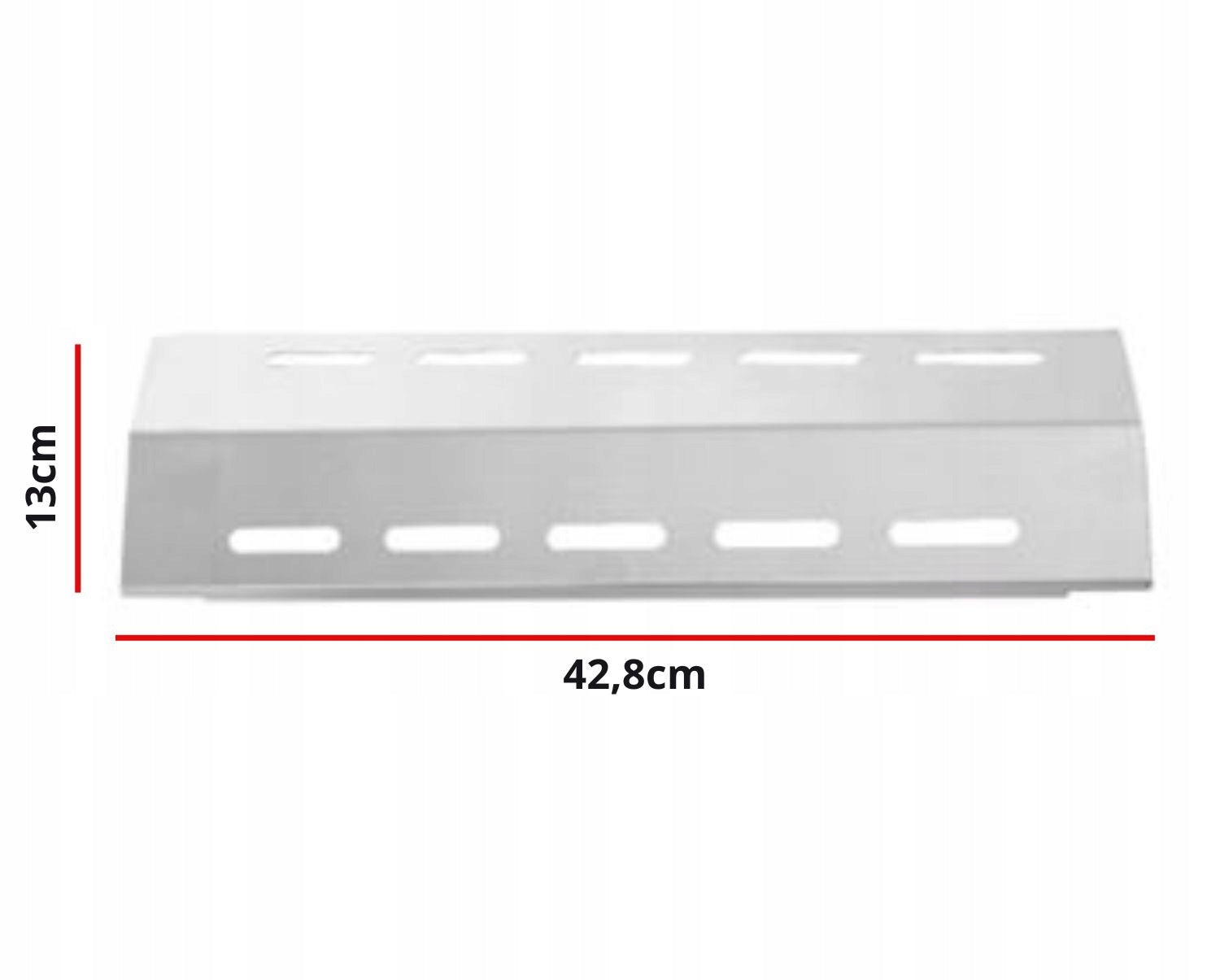 Aromatizer Gas Grill Burner Cover 42,8 x 13 cm Diffuser Manufacturer no brand