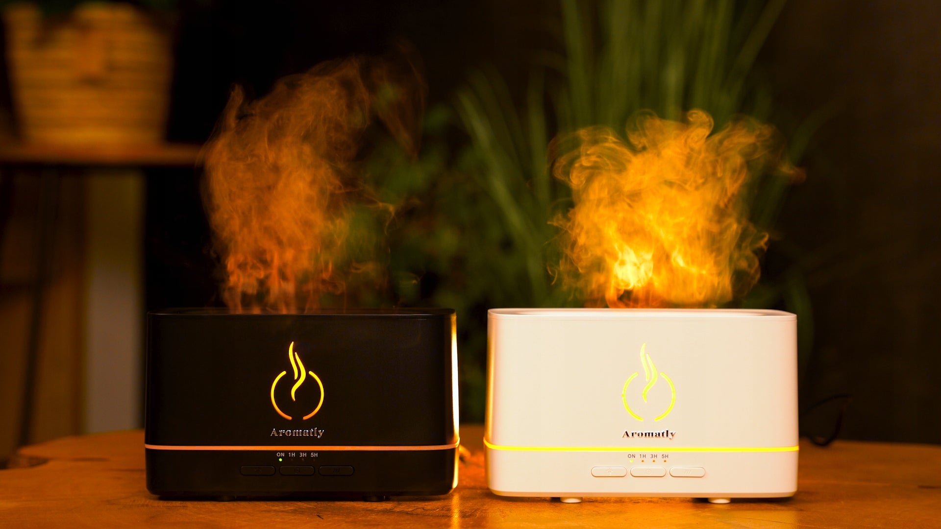 Aromatly FLAME 2 Fragrance Diffuser Air Humidifier FIREPLACE Aromatherapy Type ultrasonic humidifier