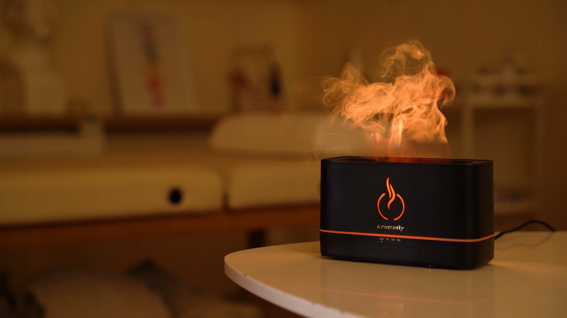 Aromatly FRAGRANCE DIFFUSER Flame AIR HUMIDIFIER FIREPLACE AROMATHERAPY Type ultrasonic humidifier