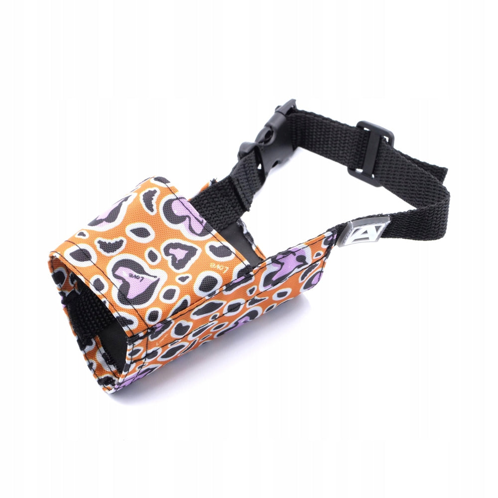 Artero Stamped Love Muzzle S - Adjustable, Colorful Dog muzzle