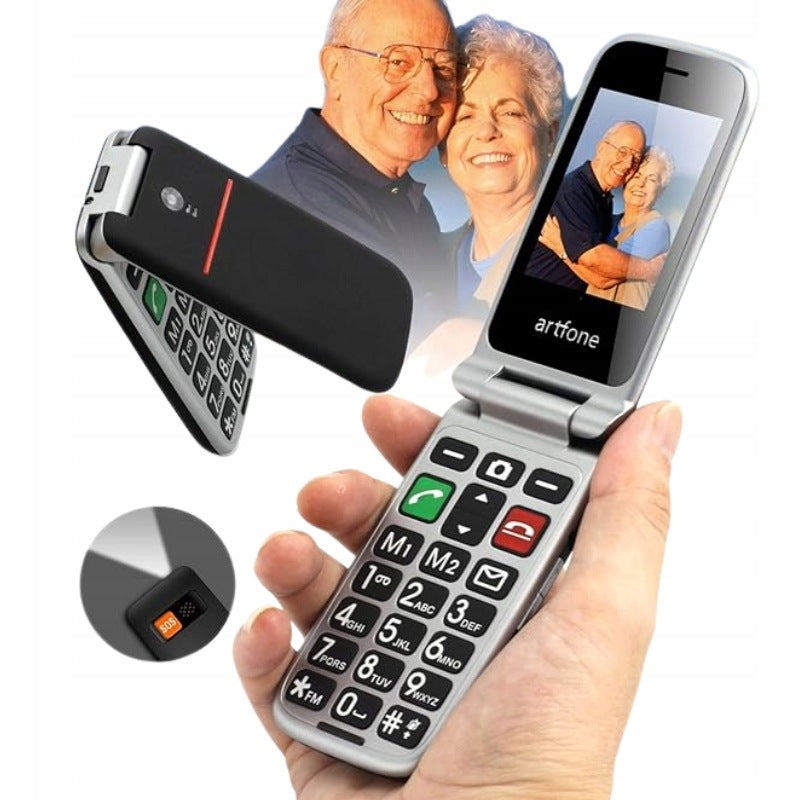 Artfone CF241A Mobile Phone for Elderly Dual SIM SENIOR