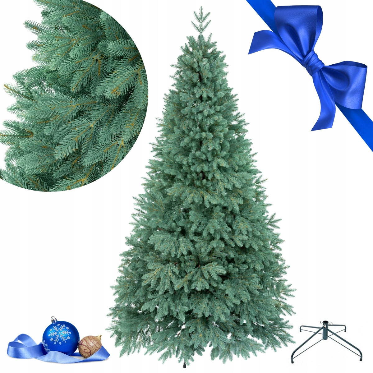 Artificial Christmas Tree 220 cm Spruce SilverSky 100%PE silicone as live