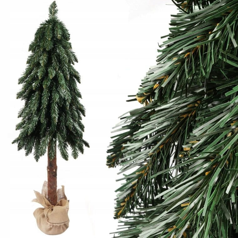 Artificial Christmas Tree GOLIAT OLA Green on the trunk 120 cm Made In Poland Goliat