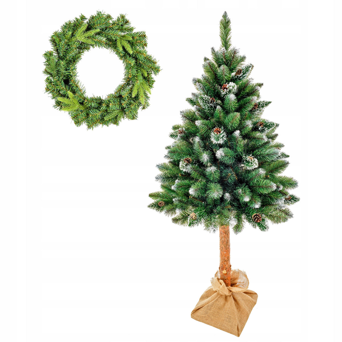 Artificial Christmas Tree On The Trunk Diamond Montana 160cm Lupico Manufacturer code M160