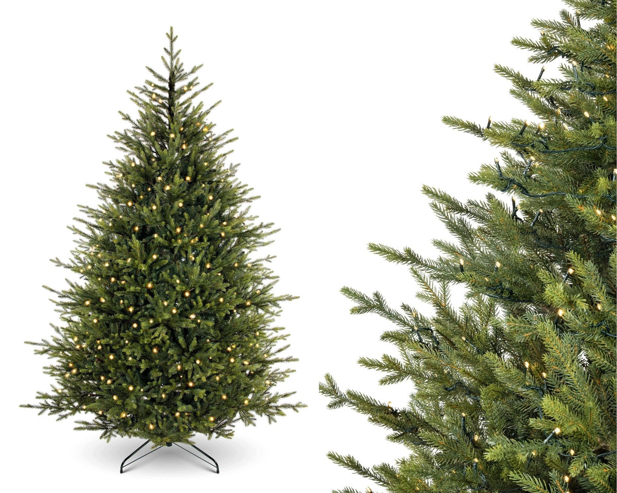 Artificial Christmas Tree Spruce PE Premium LED 230 cm