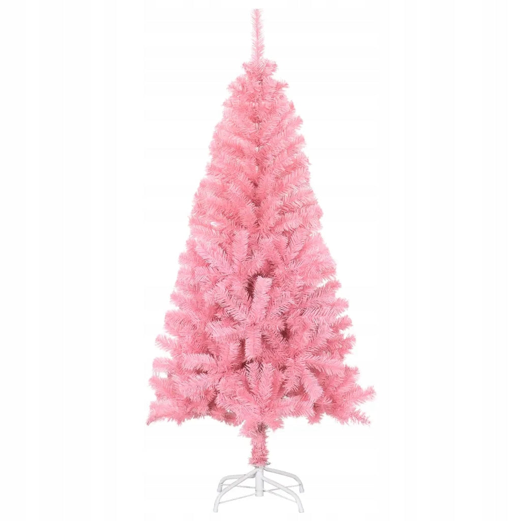 Artificial Christmas Tree with Stand, Pink, 150 cm, P Brand VidaXL