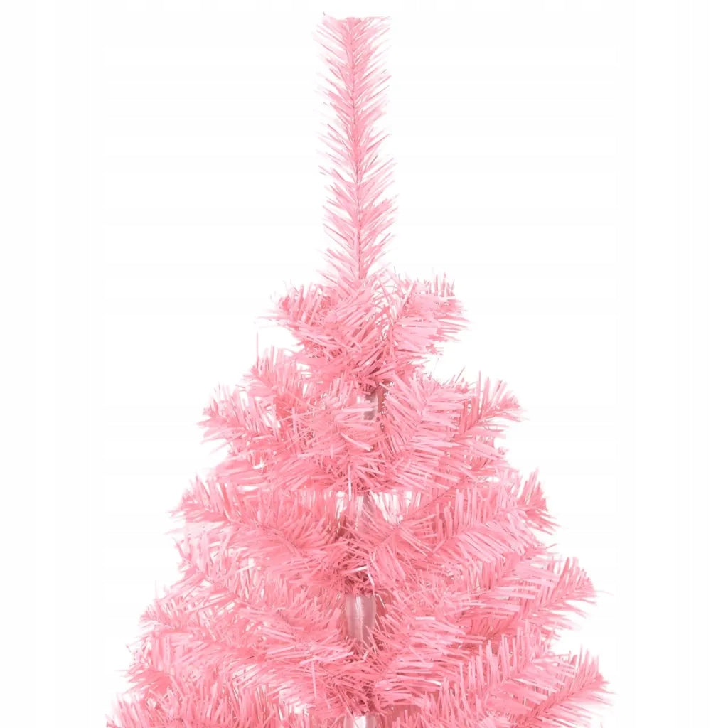 Artificial Christmas Tree with Stand, Pink, 150 cm, P Height 121 - 150 cm