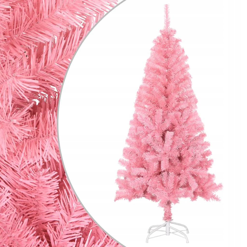 Artificial Christmas Tree with Stand, Pink, 150 cm, P
