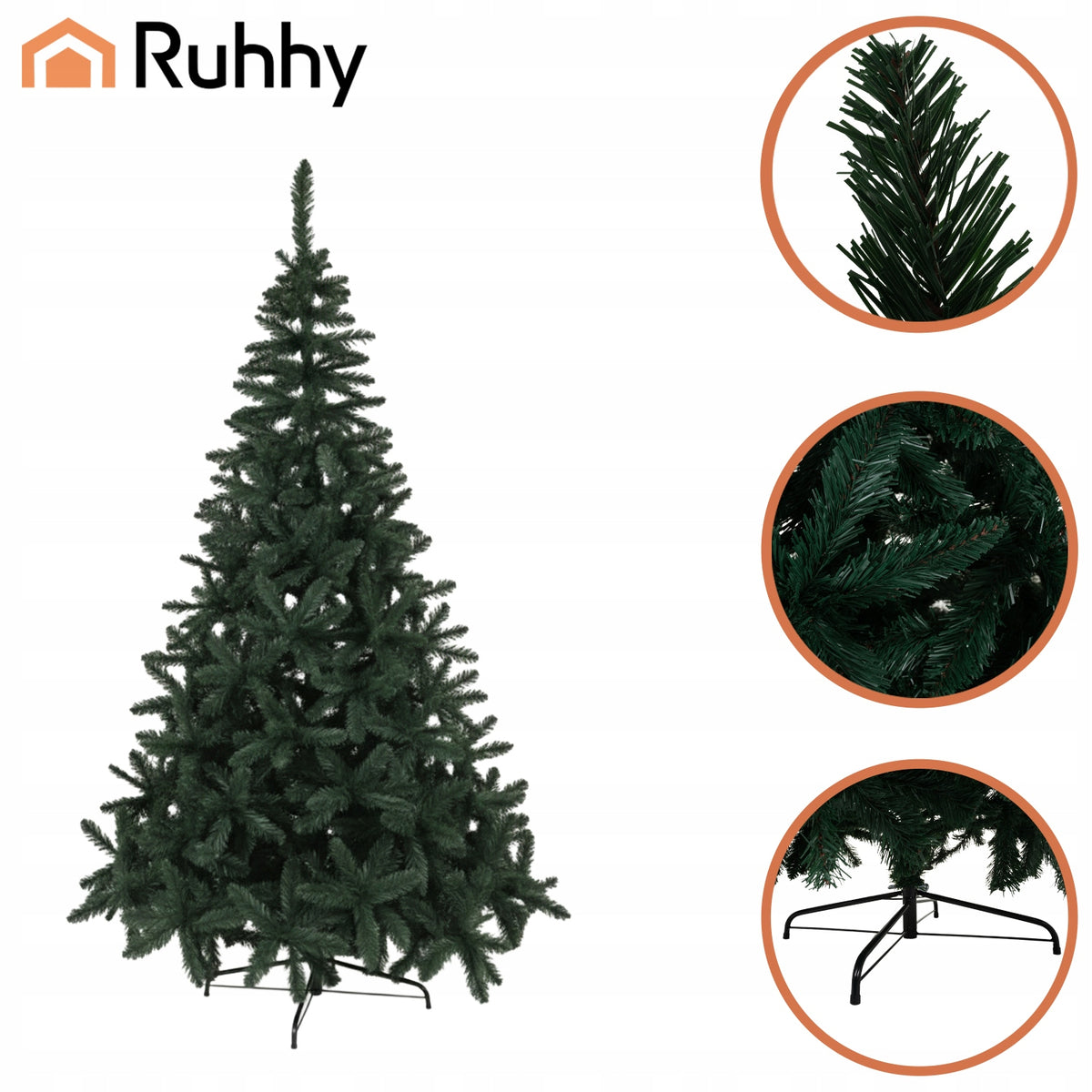 Artificial Christmas tree 2,1m with thick needles like a living thick Manufacturer code TCA13-680-1
