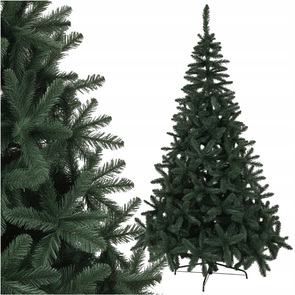 Artificial Christmas tree 2,1m with thick needles like a living thick