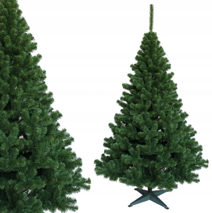 Artificial Christmas tree FIR GREEN 150 cm thick stand NATURAL CHRISTMAS TREE