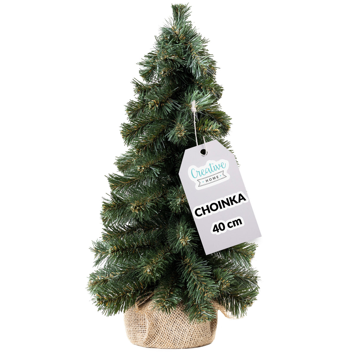 Artificial Christmas tree for Christmas decoration on table, desk, windowsill, 40 cm