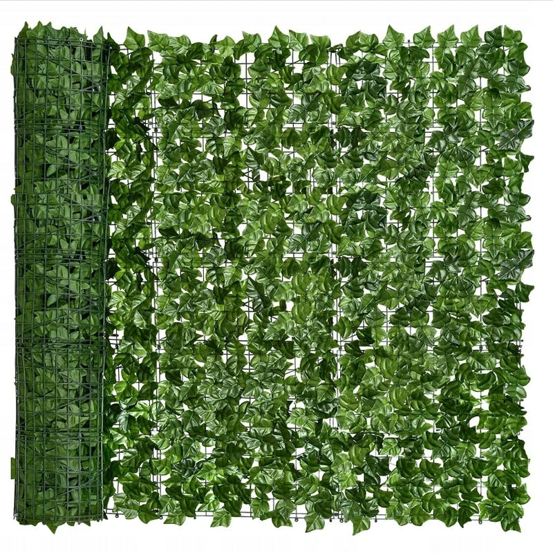 Artificial Ivy Hedge 1x3m Green Wall Balcony Cover Mesh Headbands EAN (GTIN) 5904684723338