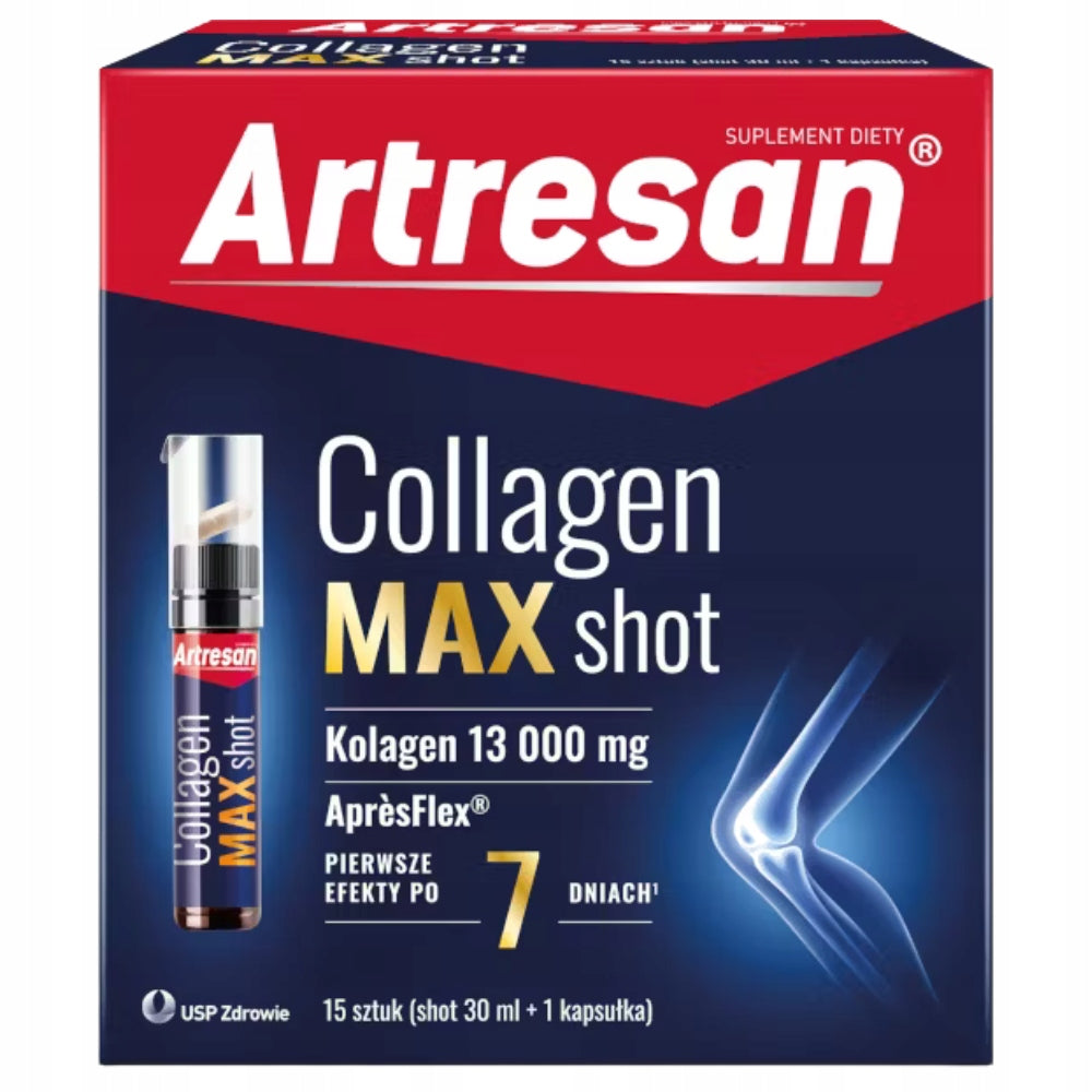 Artresan Collagen Max Shot 13000 mg collagen 15 pieces (capsule + shot)
