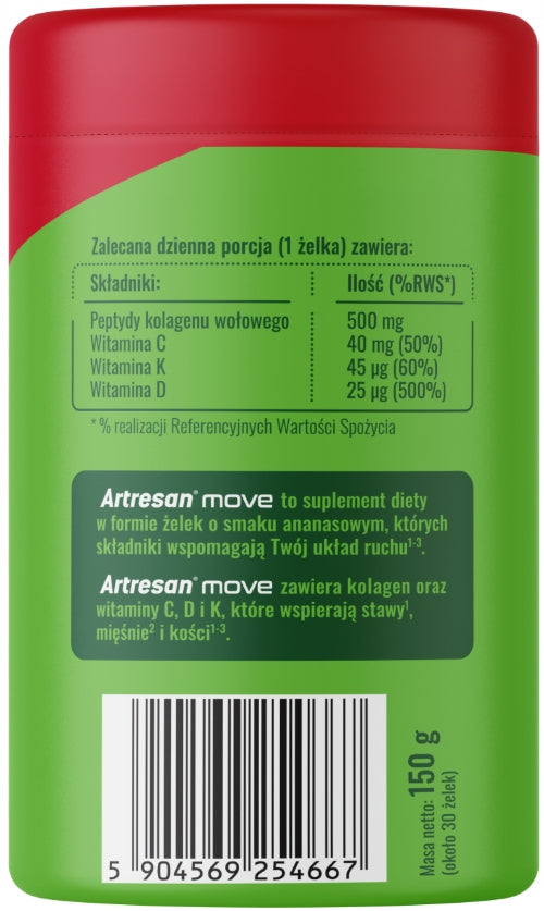 Artresan Move collagen for joints bone muscles 2 x 150 g Expiration date not specified