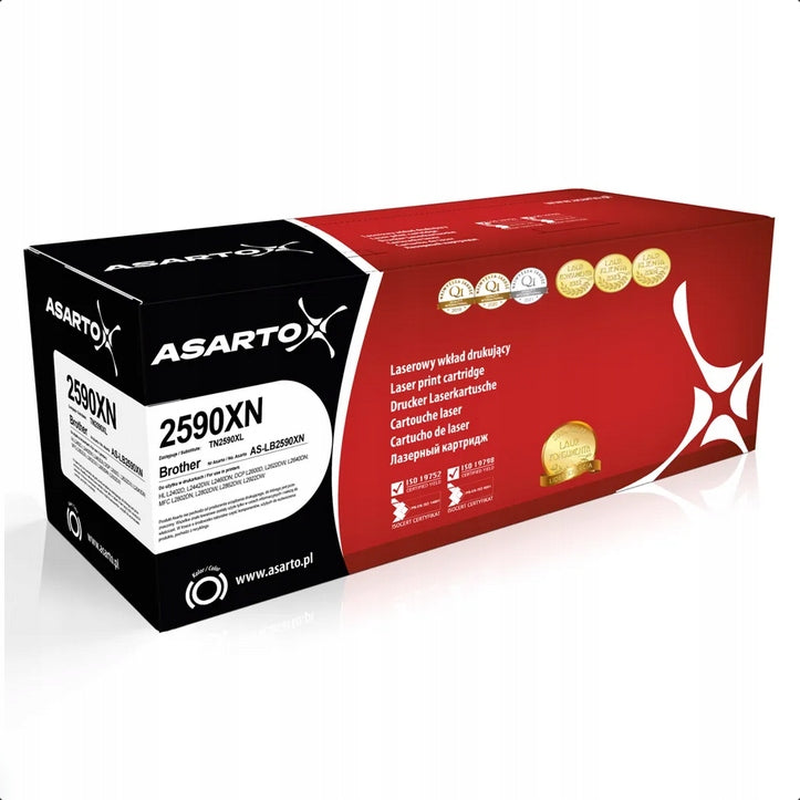 Asarto toner for Brother 2510XN | TN-2510XL 3000 pages black DCP-L2620DW