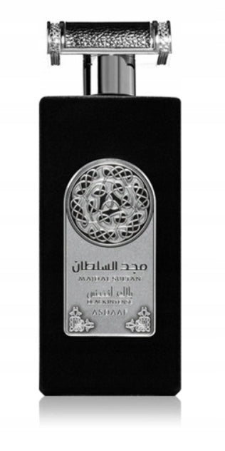 Asdaaf Majd Al Sultan Black Intense 100ml EDP Perfumed Water Packaging status original