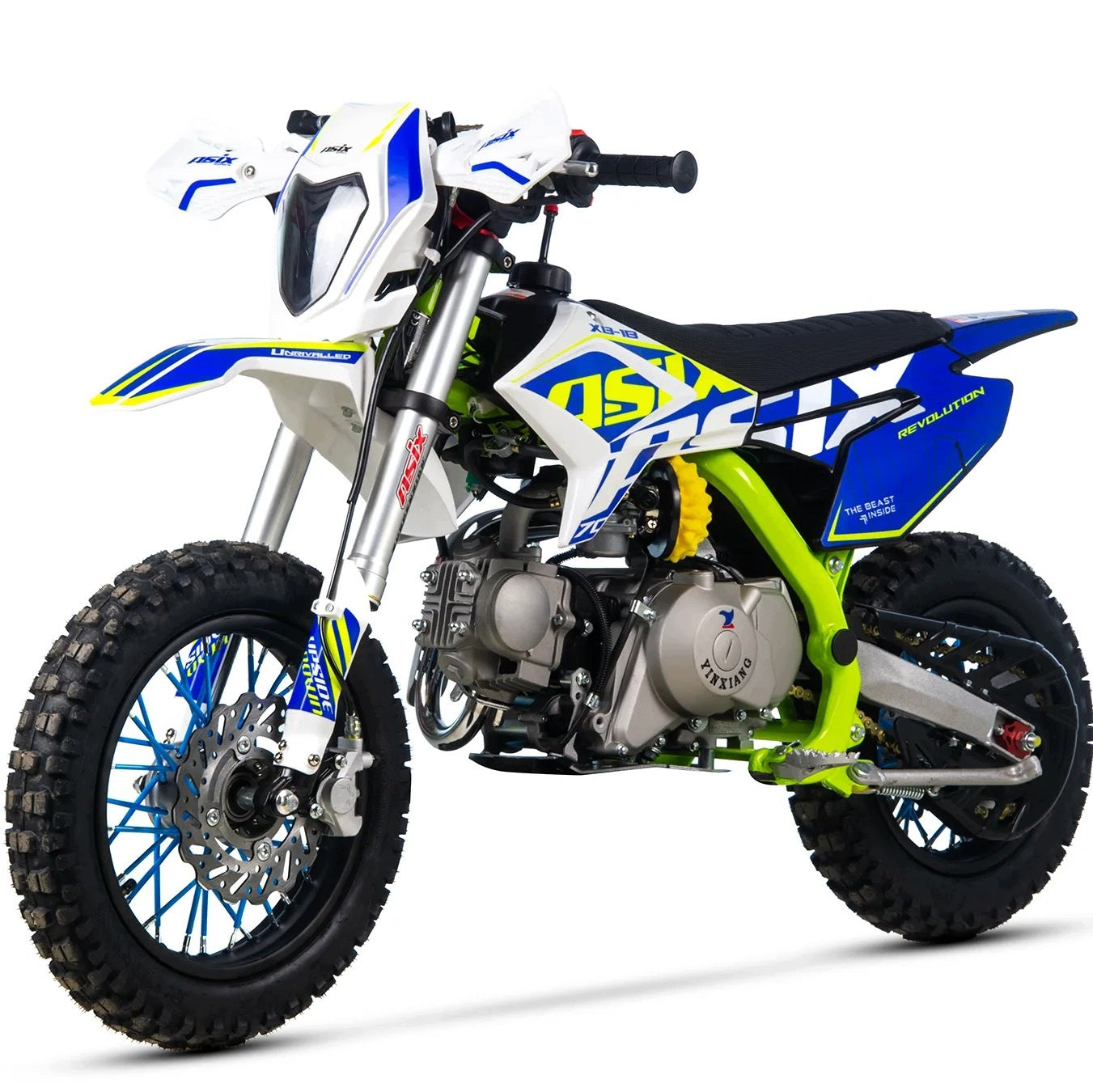 Asix Cross XB18 (children 6+, from 125 cm) 4T 12/10" (e-start, automatic), Blue