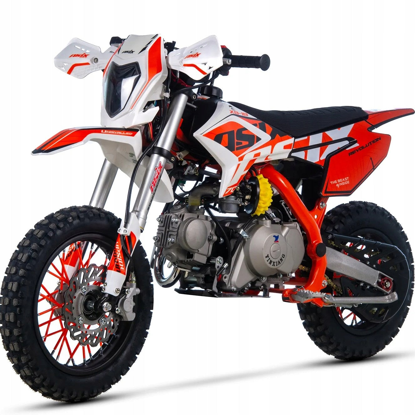 Asix Cross XB18 (children 6+, from 125cm) 4T 12/10" (e-st, AUTO), Orange Black