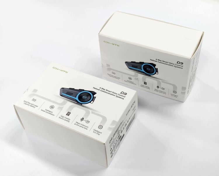 Asmax OHMI D9 Bluetooth-6 Clip Interkom na motocykl Manufacturer Asmax