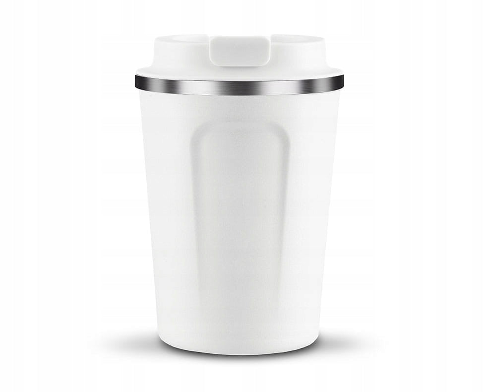 Terminis puodelis Asobu Cafe Compact, 380 ml, baltas