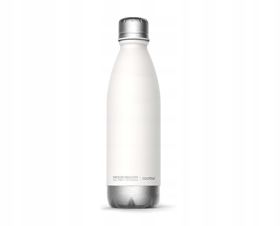 Terminis butelis Asobu Central Park Travel, 510 ml, baltos/sidabro spalvos