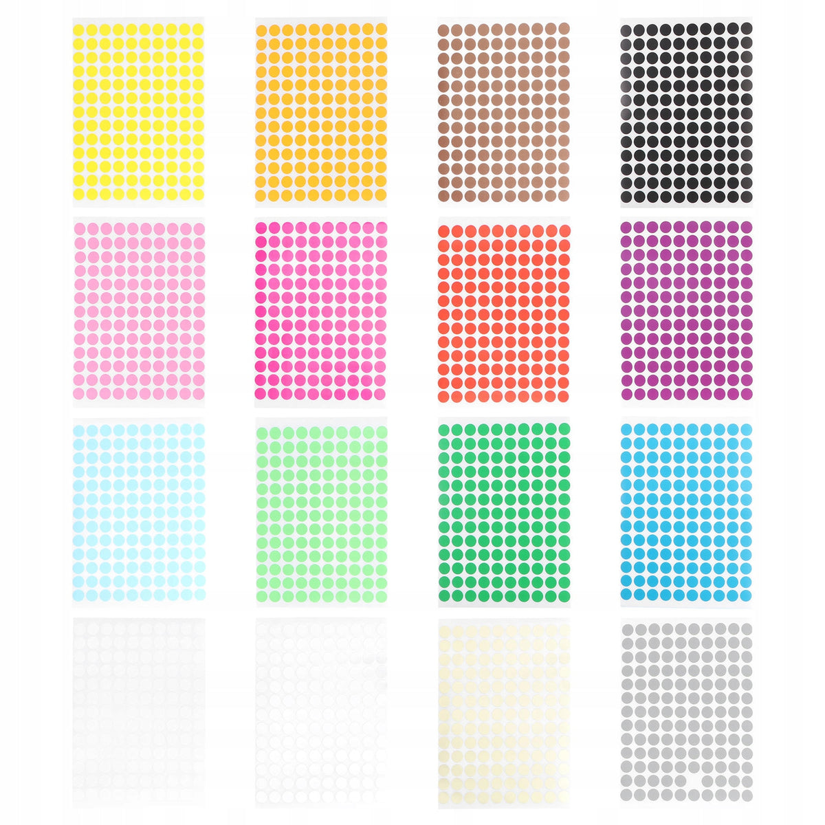 Assorted Color Round Dot Label Stickers for Gifts and Halloween Decoration Manufacturer code 5448905