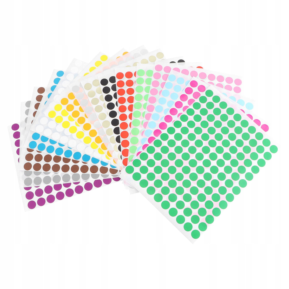 Assorted Color Round Dot Label Stickers for Gifts and Halloween Decoration