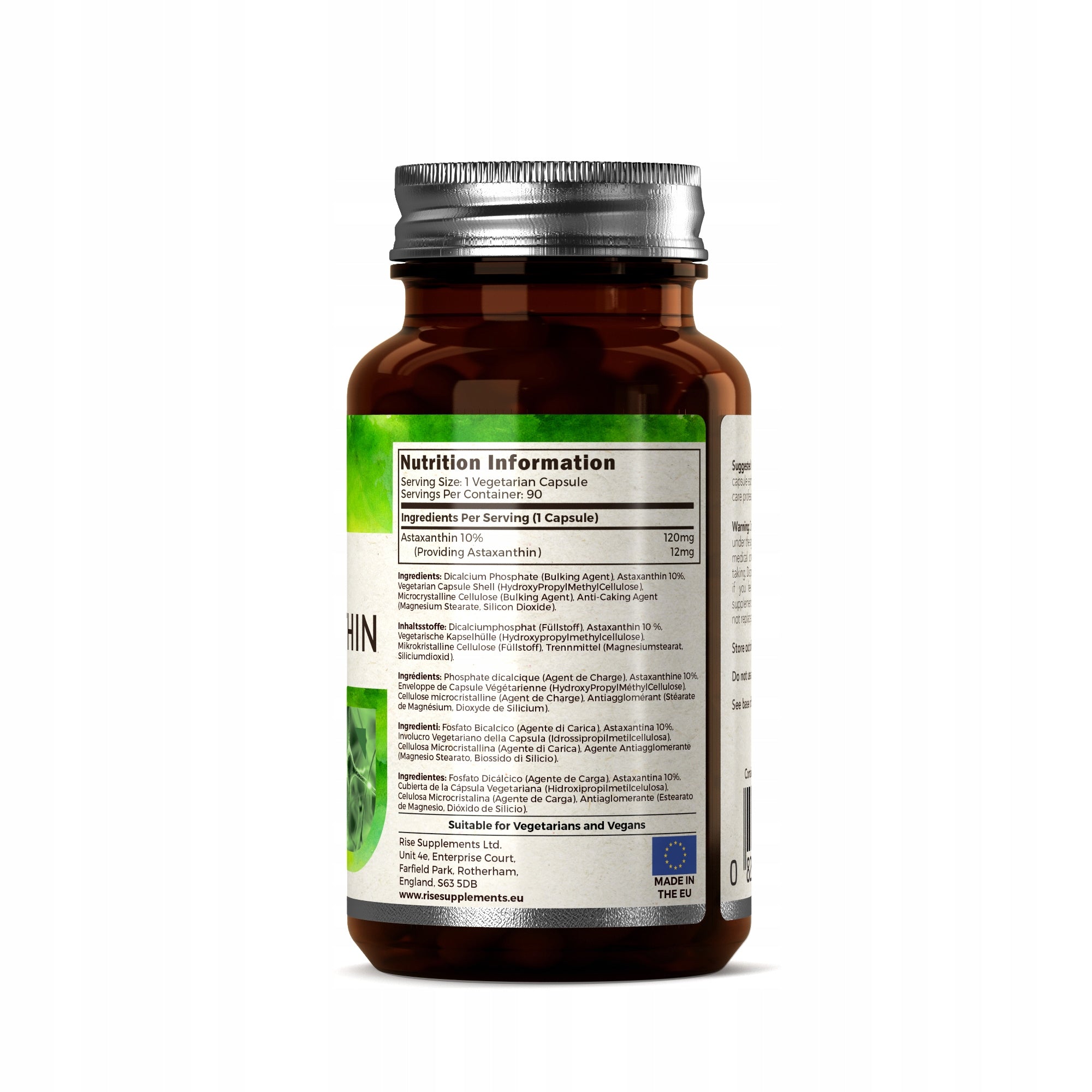 Astaxanthin 90 Capsules of 12mg Expiration date at least 1 year from the date of purchase